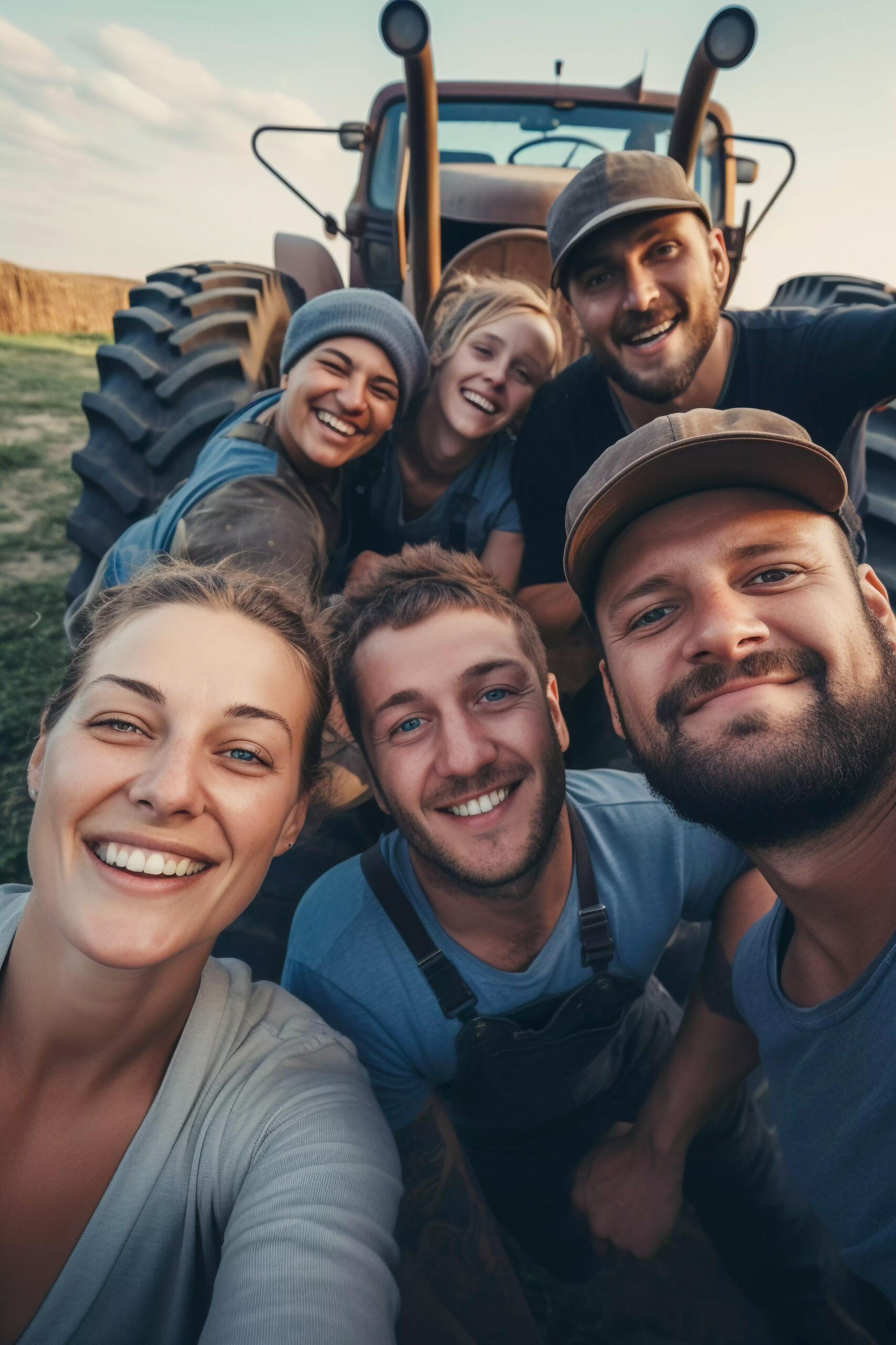 Gruppo di agricoltori